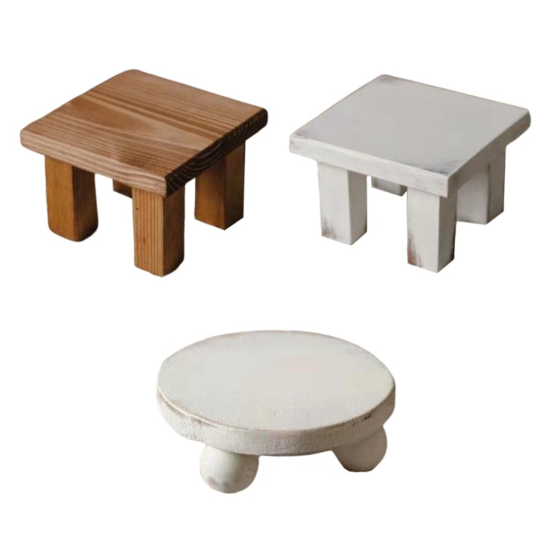 Bàn Cà Phê Nhỏ Handmade Làm Phụ Kiện Chụp Ảnh Cho Bé Sơ Sinh