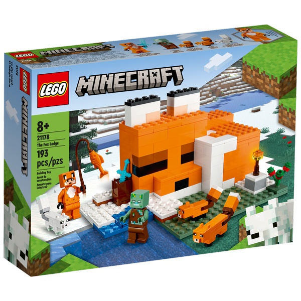 Đồ Chơi Lắp Ráp Lego Minecraft 21178 - The Fox Lodge (193 Mảnh Ghép)