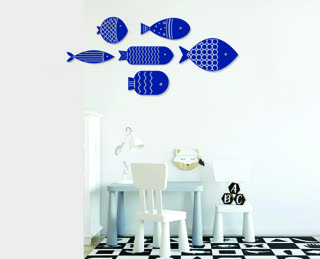 Cá trang trí decor nhà cửa - văn phòng