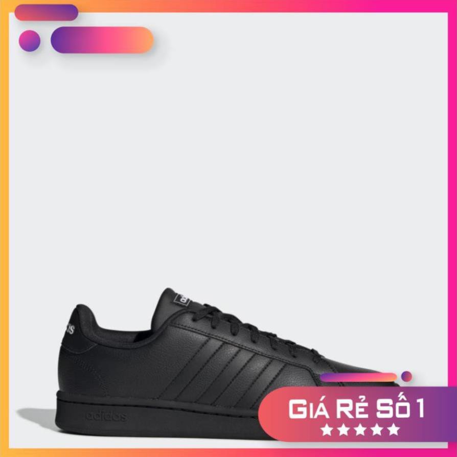 Xả [Sale 3/3] adidas TENNIS Giày Grand Court Nam Màu đen EE7890 Sale 11 -op1 " _ L , : .