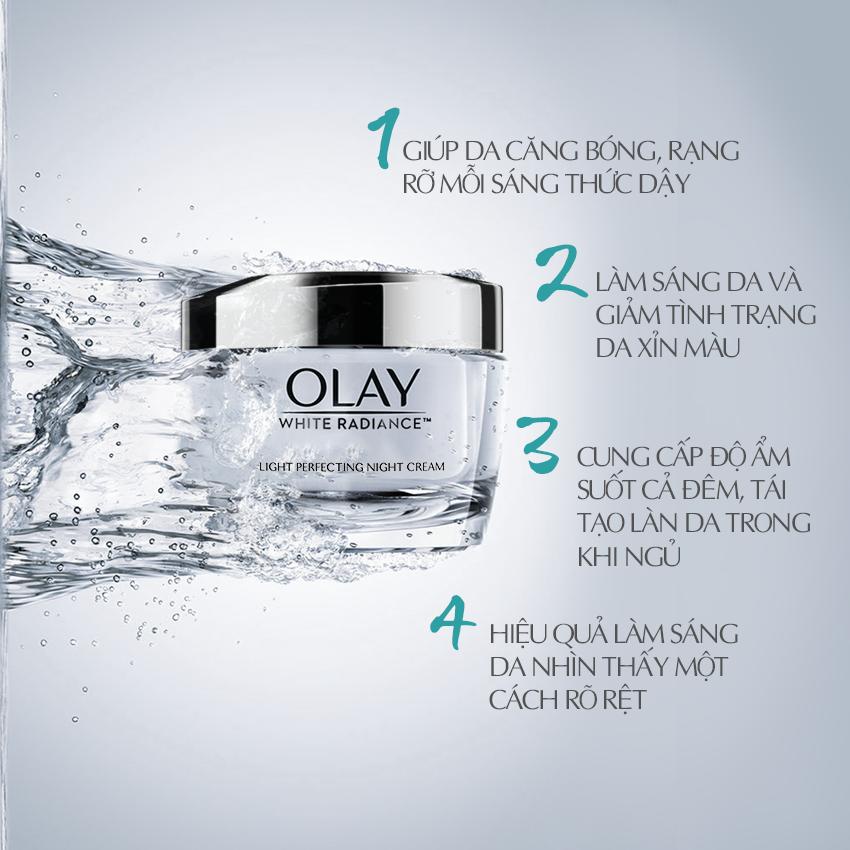 Kem Dưỡng Trắng Da Ban Ngày Olay White Radiance Light Perfecting Day Cream SPF15 50g