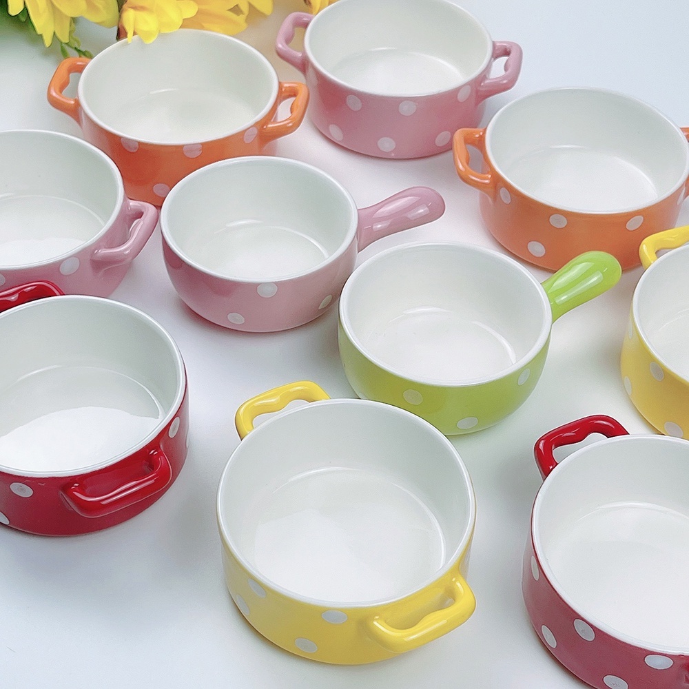 Bát sứ ăn dặm cho bé màu hồng xinh xắn size mini dung tích 30-150ml, đồ dùng ăn dặm kiểu nhật cho bé Shopmegold1