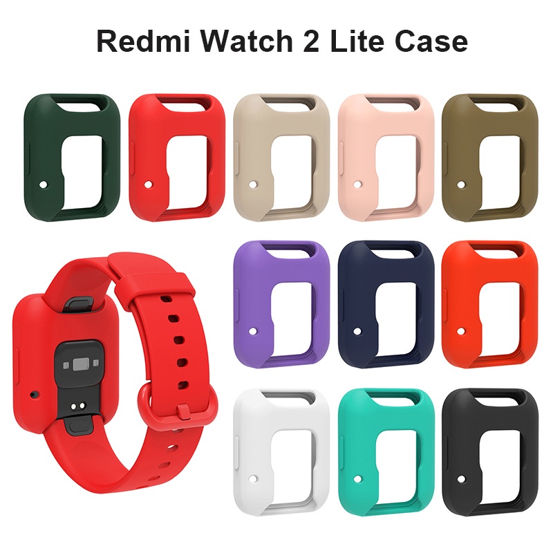 Ốp bảo vệ silicon cho Xiaomi Redmi Watch 2 Lite SmartWatch Mi Watch2 Lite Protector