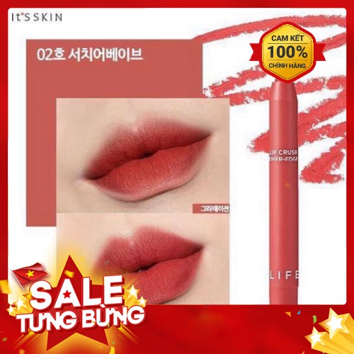 Son Bút Chì Siêu Lì It's Skin Life Color Lip Crush Over-Edge