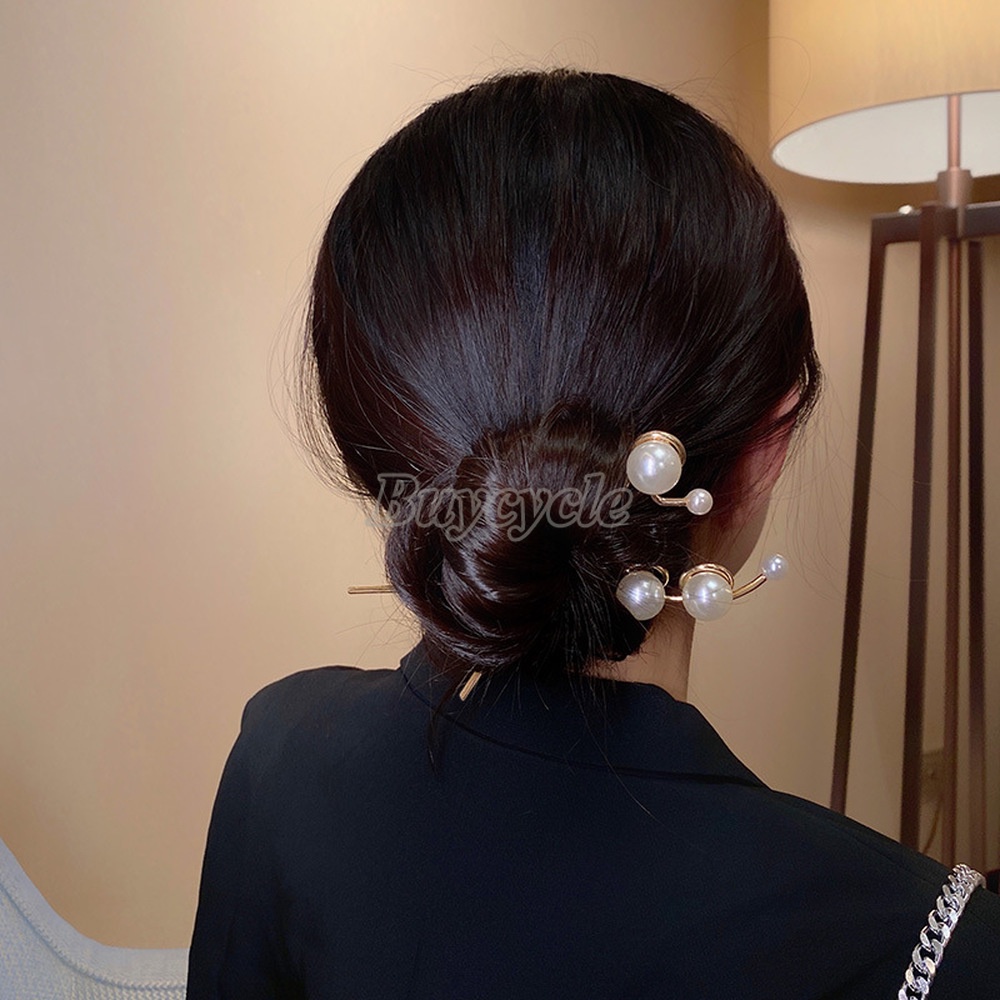 Kẹp Tóc Đính Ngọc Trai Sang Trọng Cho Nữ