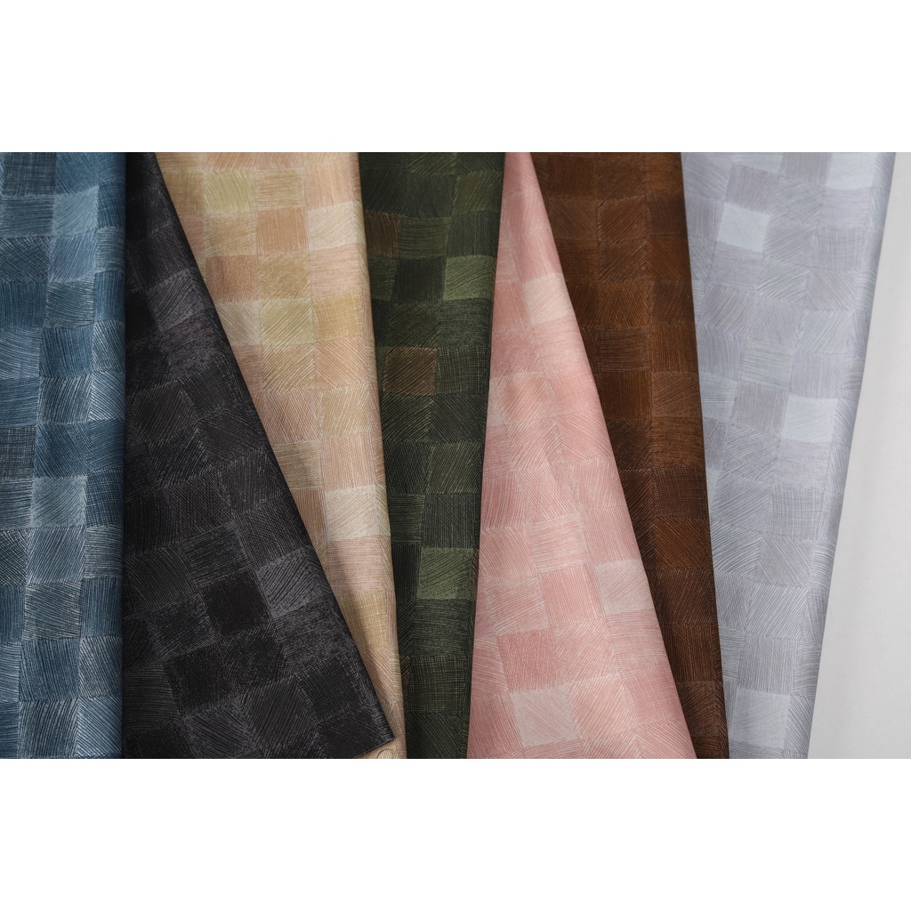 CFG-1 Vải cotton 100% tự nhiên🍒Chuanshui🍒khổ vải 110cm , CARO XƯỚC ĐỘC LẠ - vải đẹp handmade, quilt