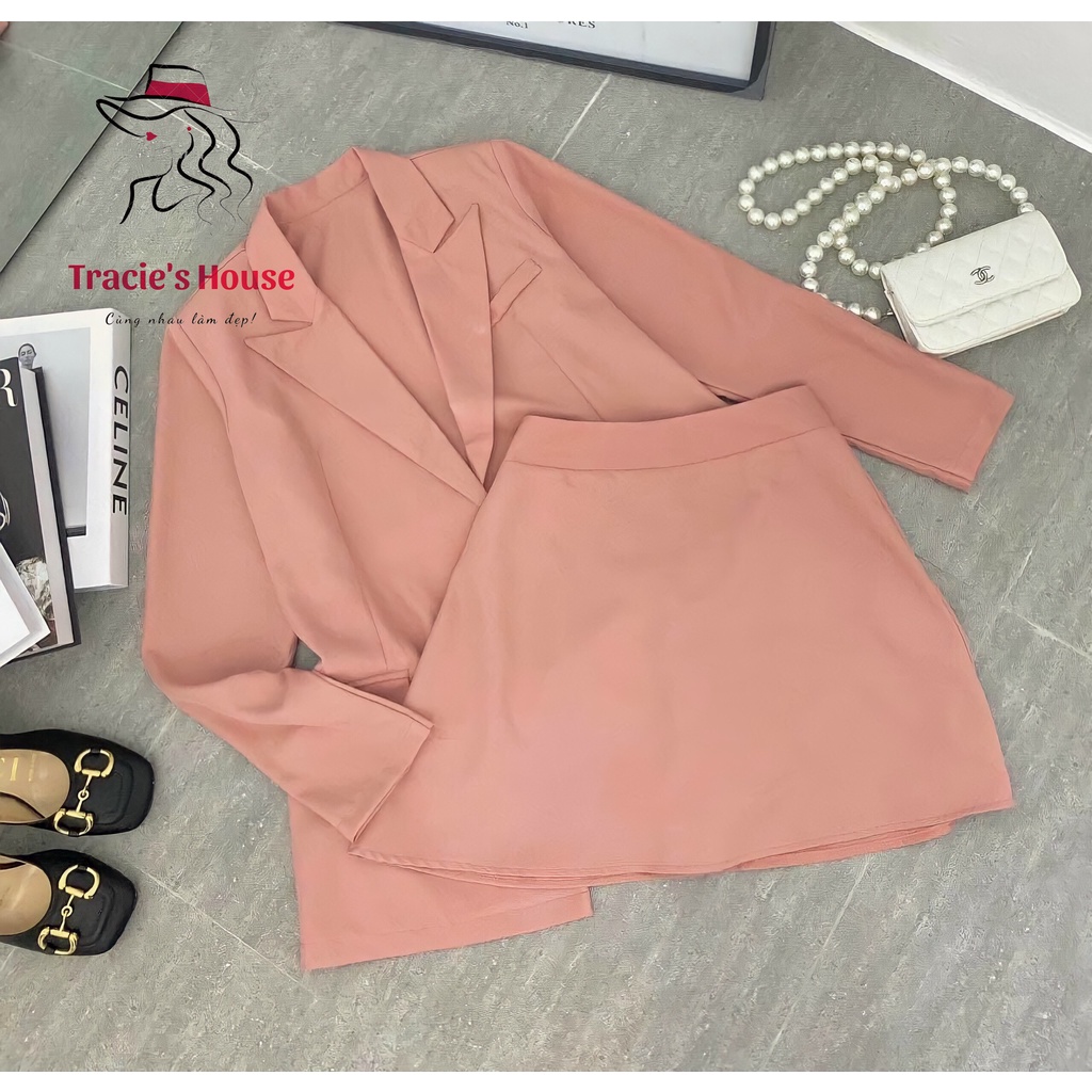 Set vest nữ (Áo vest mix chân váy) phong cách Hàn Quốc, trẻ trung cá tính | BigBuy360 - bigbuy360.vn
