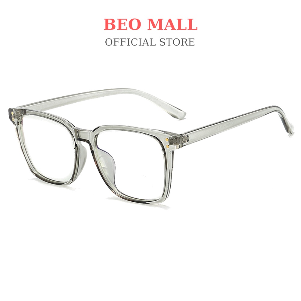 Gọng kính vuông nam BEOMALL kiểu dáng vuông mạnh mẽ phối đồ dễ phong cách sang trọng siêu bền bỉ 616