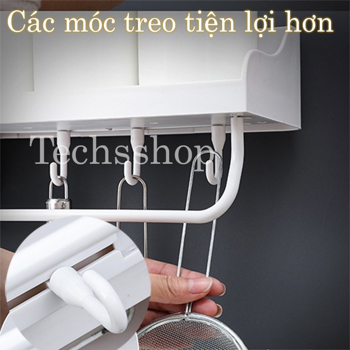 Kệ Nhà Bếp Đựng Muỗng Đũa Dao Hủ Gia Vị Đa Năng Renai RA 833 - Loại dán tường