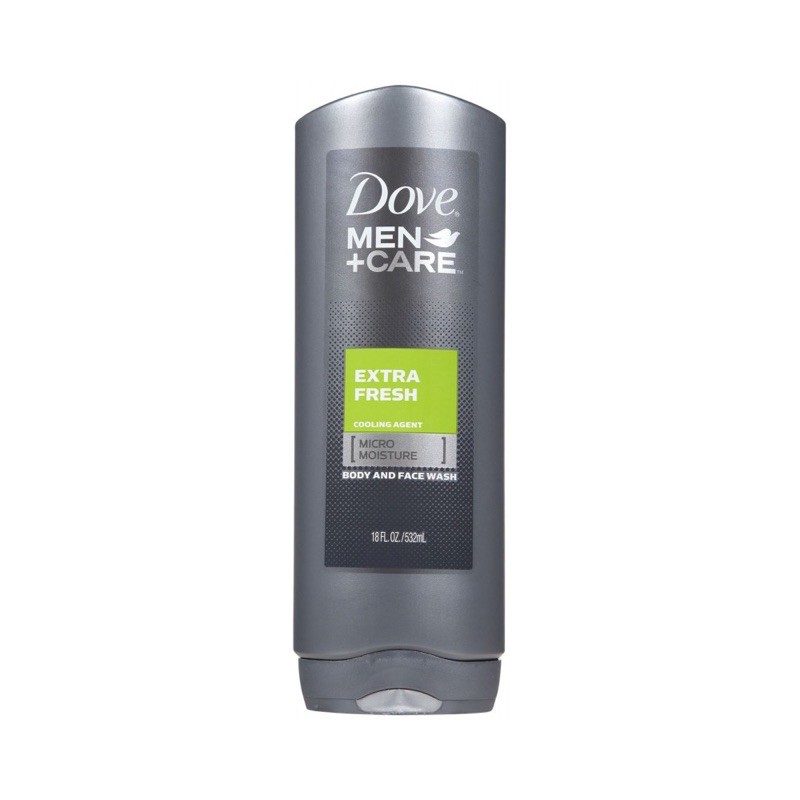 tắm và sữa rửa mặt Dove Men+ Care Extra Fresh USA