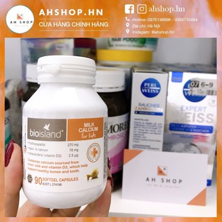 [Hàng Chính Hãng] Viên Uống Bổ Sung Canxi Milk Bioisland Cho Bé 150V