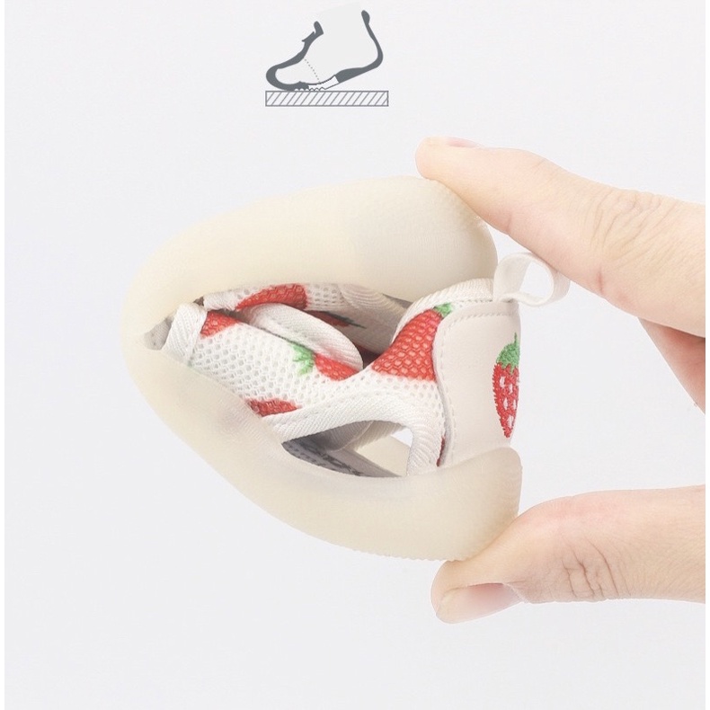 &lt;ẢNH THẬT&gt; SANDAL BINGO Đế Mềm Chống Trượt Dễ Thương Dành Cho Bé Trai Gái 0-3 Tuổi
