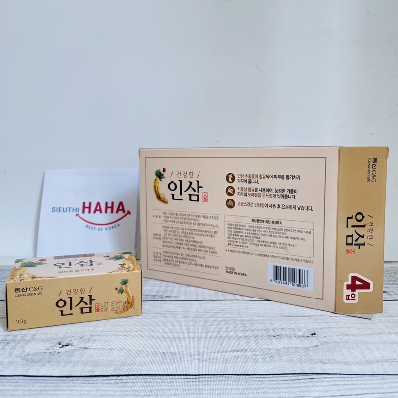 Xà phòng nhân sâm Hàn Quốc 100g