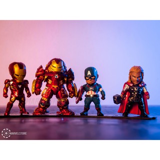 Set chibi Avengers mô hình Marvel gồm Iron man, HUlkbuster, Captain, Thor