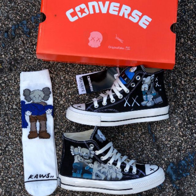 converse x kaws