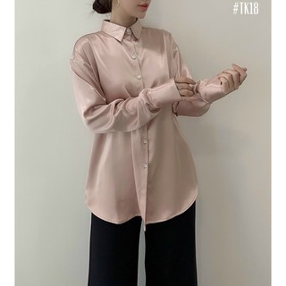 áo sơ mi phi lụa siêu sang chảnh quyến rũ