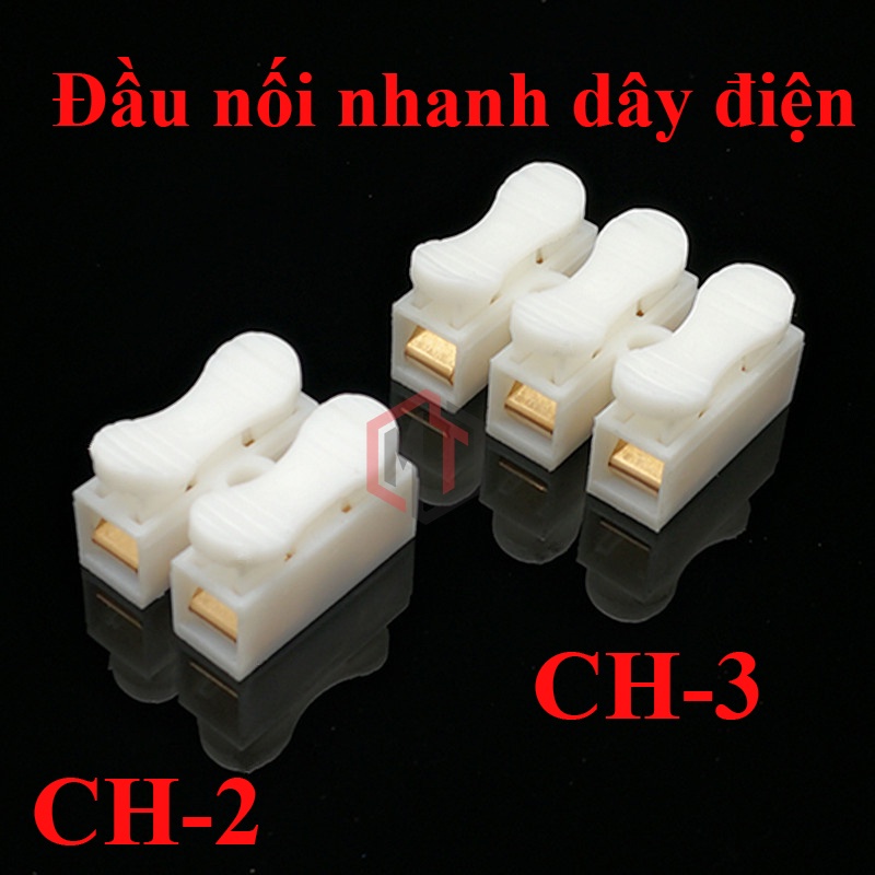 Đầu nối nhanh dây điện - Cút nối dây điện CH-2 2P CH-3 3P