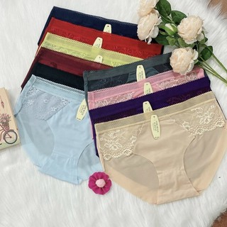 Quần Lót Su Đúc Phối Ren Hoa Co Giãn Thoáng Mát, Siêu Đẹp Cho Phái Nữ