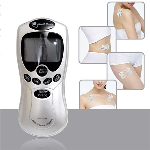 Máy massage xung điện | Máy massage trị liệu | giảm nhức mỏi vai gáy | tặng kèm 4 miếng dán + 2 viên PIN - Soleil home