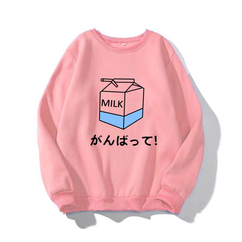 ÁO SWEATER IN MILK (NHIỀU MÀU)