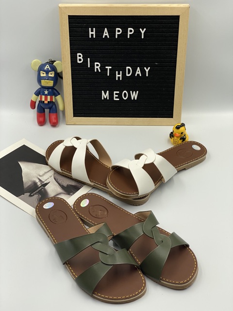 DÉP NỮ XOẮN MÀU SẮC TƯƠI TRẺ - có SIZE ĐẠI 41-43