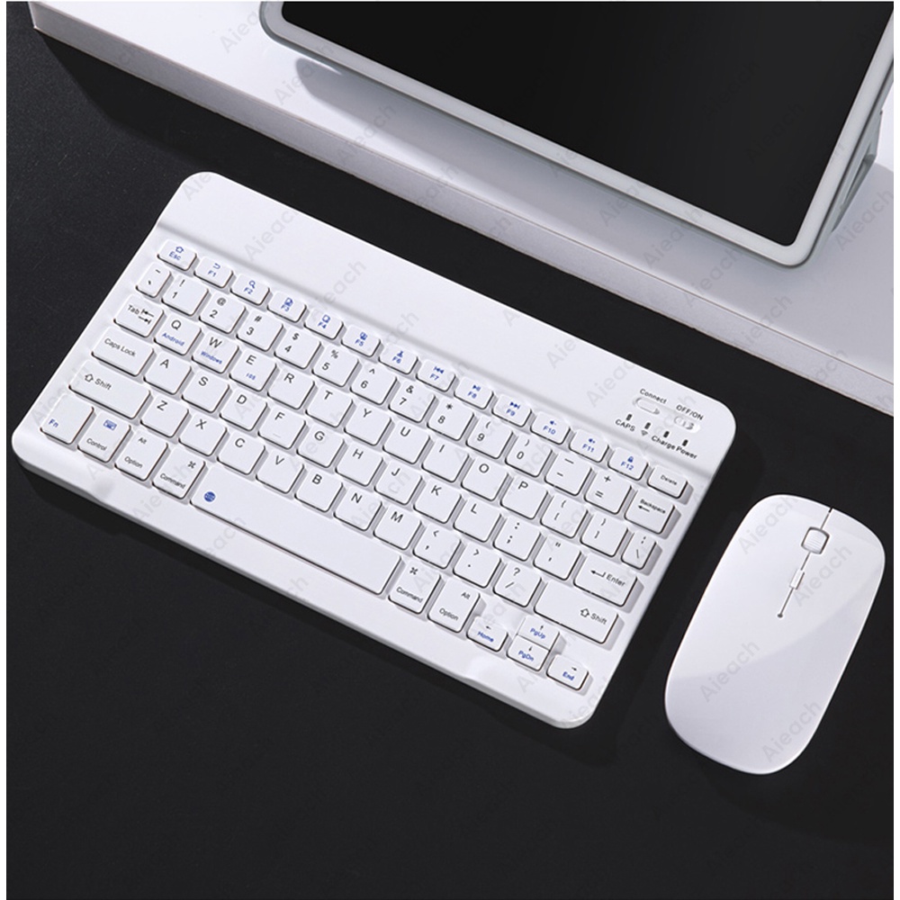 Bàn phím bluetooth chuột bluetooth không dây HP 10 inch cho điện thoại máy tính bảng laptop PC Pin sạc
