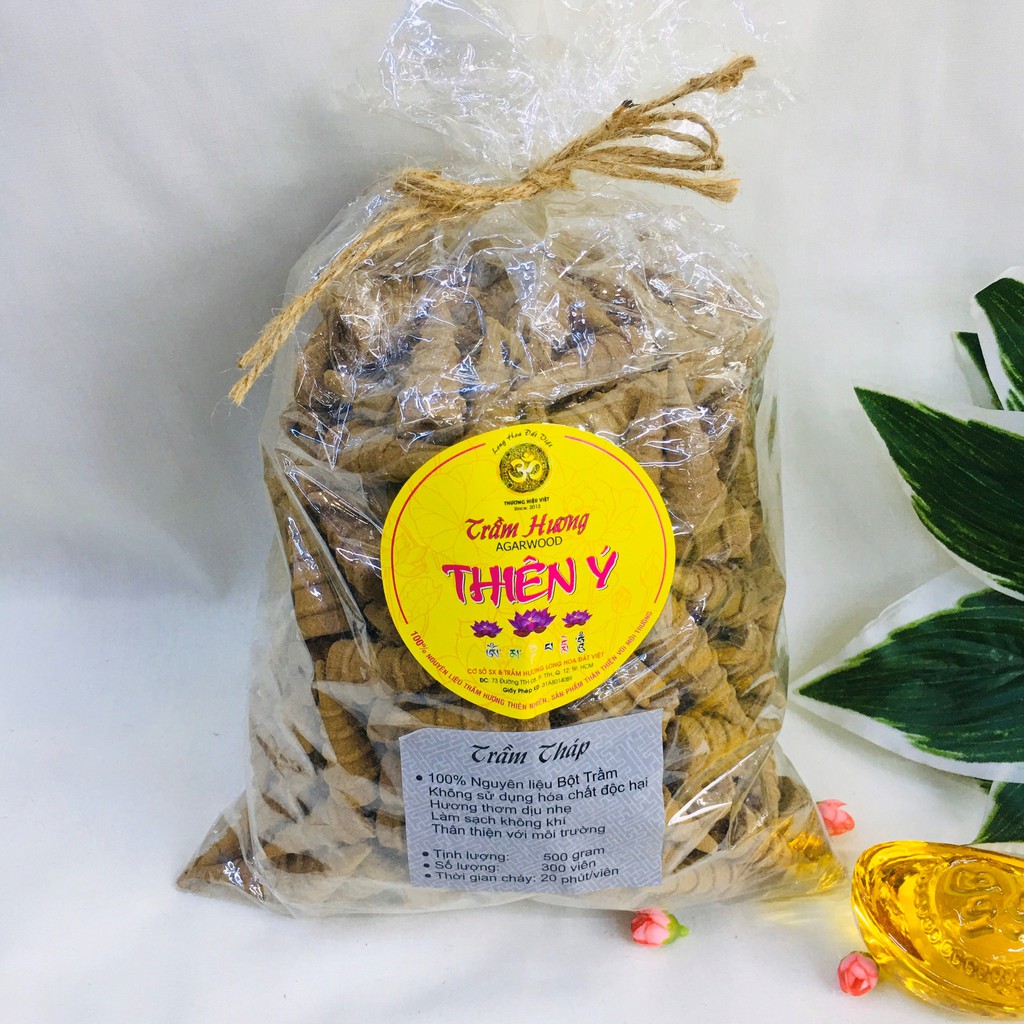 Nhang Trầm Hương Thiên Ý Đỏ, Vàng, Xanh Lá, Xanh Dương - Nụ trầm hương thượng hạng cao cấp làm 100% từ trầm.
