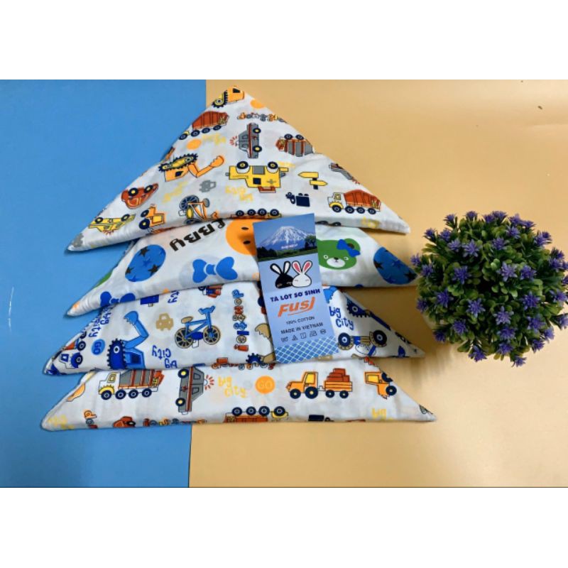 10 Chiếc Tã Chéo Cotton Cao Cấp Cho Bé Sơ Sinh