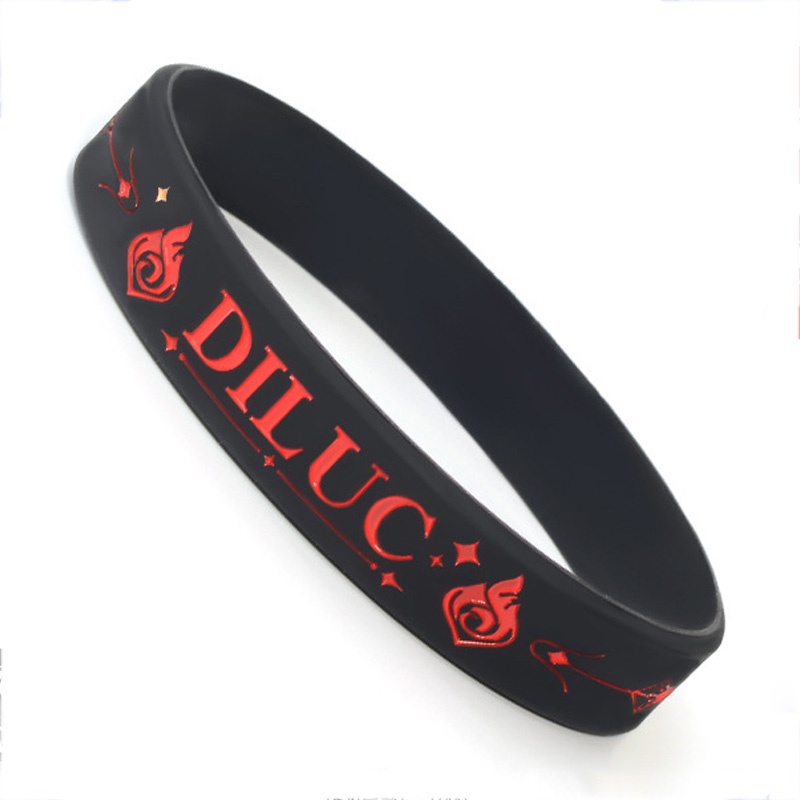 Vòng Tay Silicon Hóa Trang Game Genshin Impact Xiao Zhongli Keqing Hutao