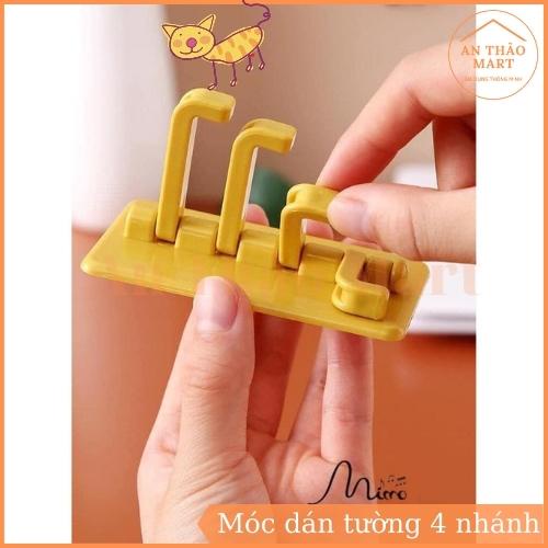 Móc Treo Đồ Nhánh Xoay, Móc Treo Dán Tường Hình Cây Thông Siêu Xinh
