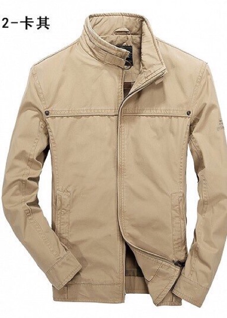 Áo khoác kaki phom suông