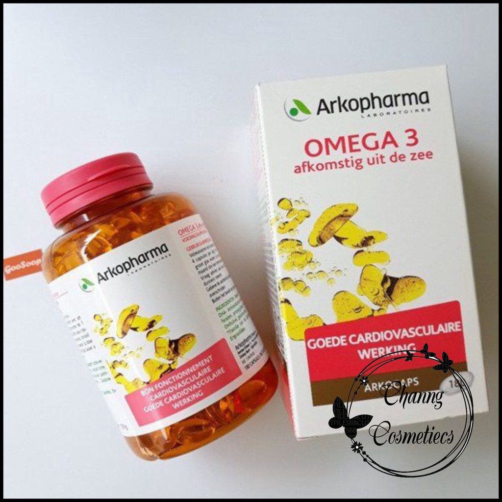 Viên uống Omega-3 của Pháp Arkopharma Omega Origine Marine 180 viên