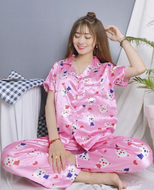 Bộ pijama phi bóng quần dài size dưới 55kg