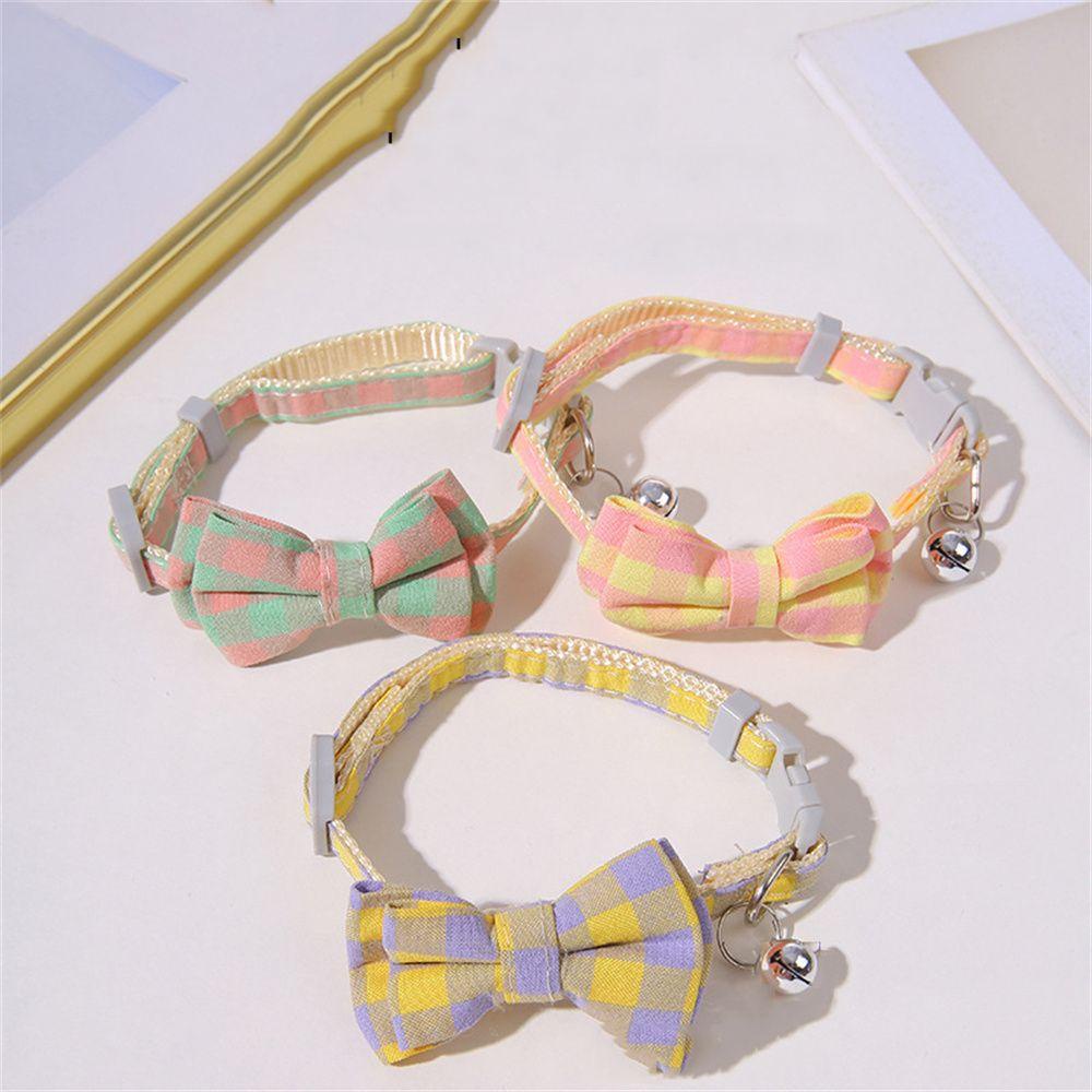 Vòng Cổ Thú Cưng Gắn Chuông Không Độc Hại Dễ Thương LAYOR1