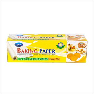 Giấy nến, giấy nướng bánh không thấm dầu 45cm x 75m