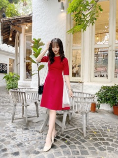 BÁN SỈ ÁO DÀI ĐỎ ĐÍNH HẠT CHO NỮ