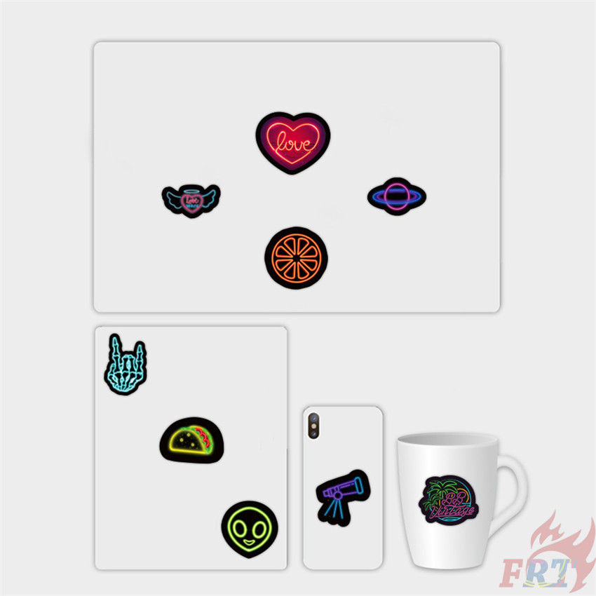 ❉ Neon Color ：VSCO Style - Series 01 JMD Cool Harajuku Graffiti Stickers ❉ 50Pcs/Set Waterproof DIY Fashion Decals Doodle Stickers