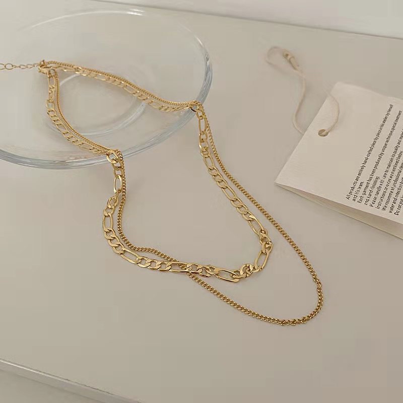 1 vòng cổ choker nhiều lớp phong cách cổ điển Hàn Quốc