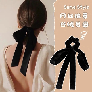 Dây cột tóc nơ dài phong cách Hàn Quốc - UniLabel