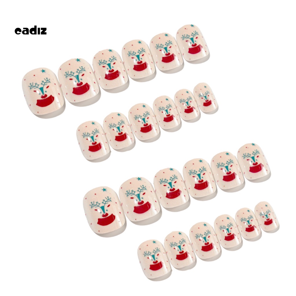 [Hàng mới về] 24 Móng tay giả ngắn dễ thương cho bé