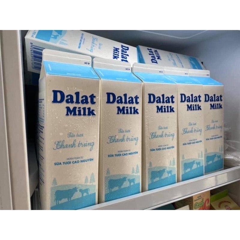 DALATMILK DALATMILKTHANH TRÙNG 950ML KHÔNG ĐƯỜNG