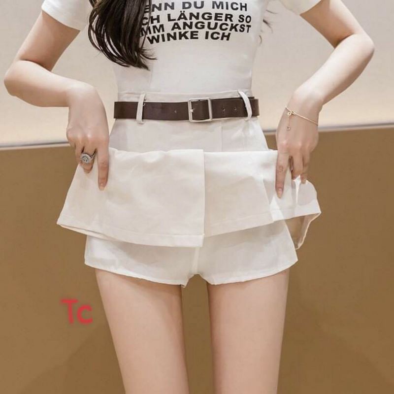 CHÂN VÁY KAKI MỀM ĐẸP CÓ QUẦN KAKI BÊN TRONG, CHUN SAU MIX ÁO GÌ CŨNG XINH