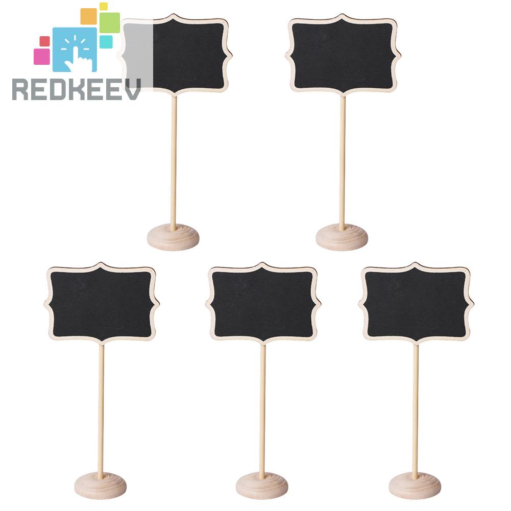 Bộ 5 Bảng Đen Viết Phấn Mini Bằng Gỗ