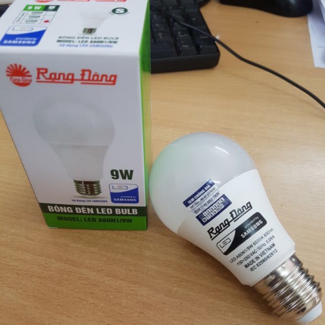 RẠNG ĐÔNG, BH 2 năm, Bóng đèn led búp tròn 3W đến 20W E27 siêu sáng hàng Việt Nam - Chất lượng cao