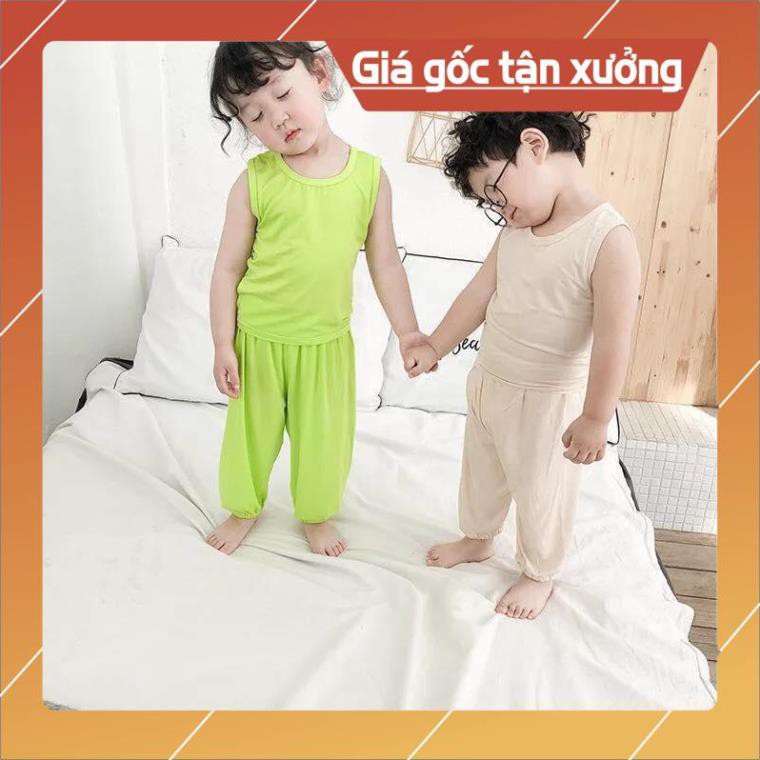 Đồ Bộ Bé Trai, Bé Gái Minky Mom Chất Thun Lạnh, Đồ Bộ Cho Bé Mặc Nhà Cộc Tay Mùa Hè MKM21-01