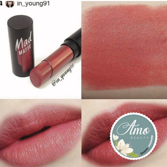 Son lì  Clio Mad Matte _ bản dupe hoàn hảo của YSL