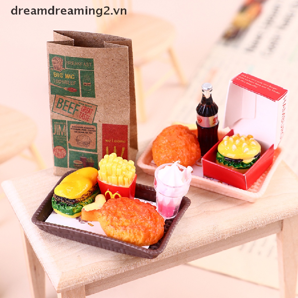 Mô Hình Thức Ăn Nhanh Mini 2Vn Cho Búp Bê Bo11
