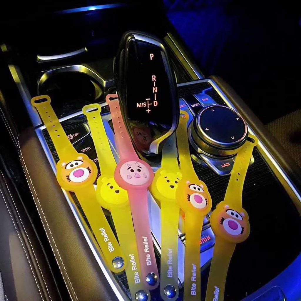 Vòng đeo tay chống muỗi silicone phát sáng cho bé