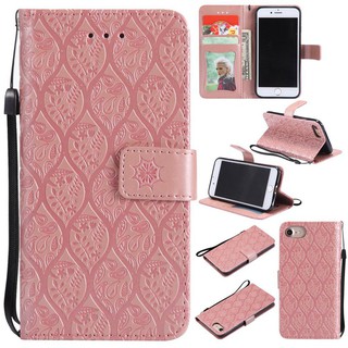 Bao da điện thoại họa tiết hoa hồng cho iPhone 7 / 8
