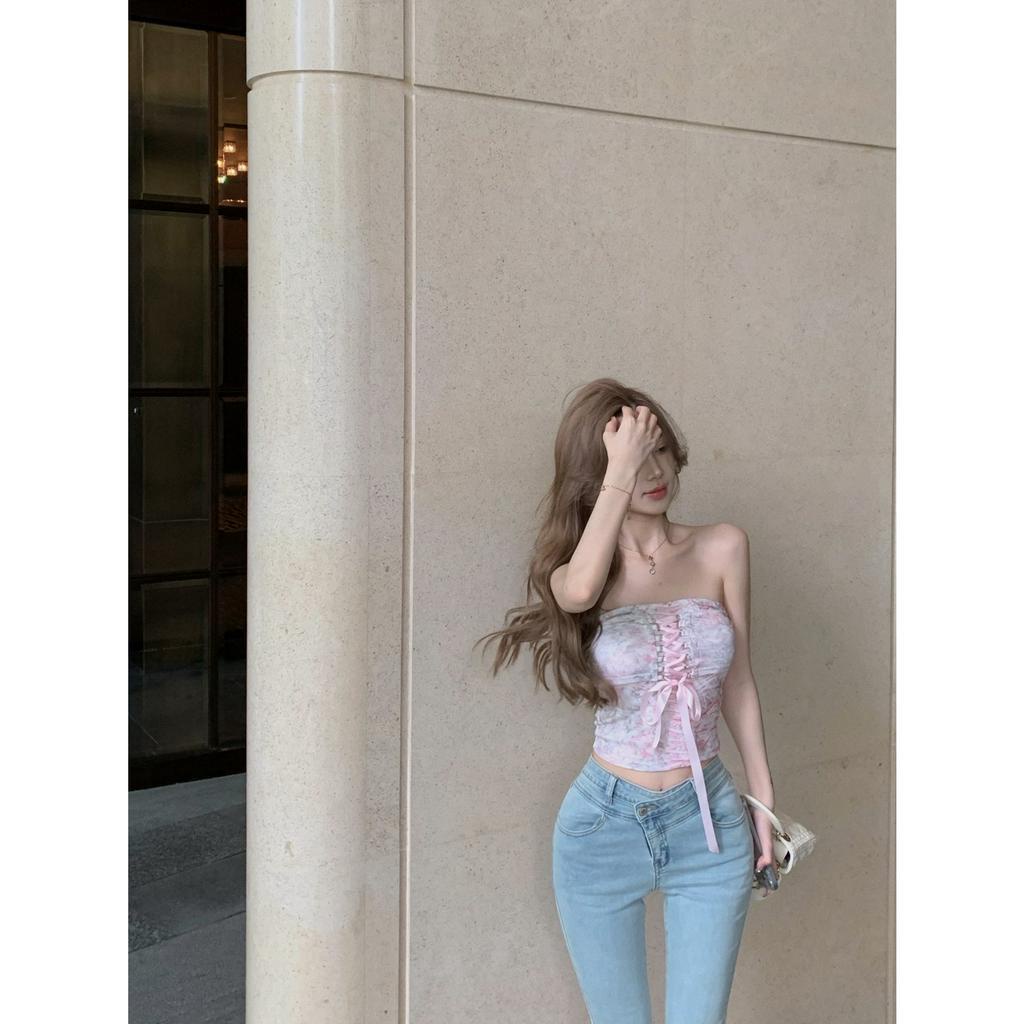 Áo Lót Dây In Họa Tiết Xinh Xắn Dành Cho Nữ